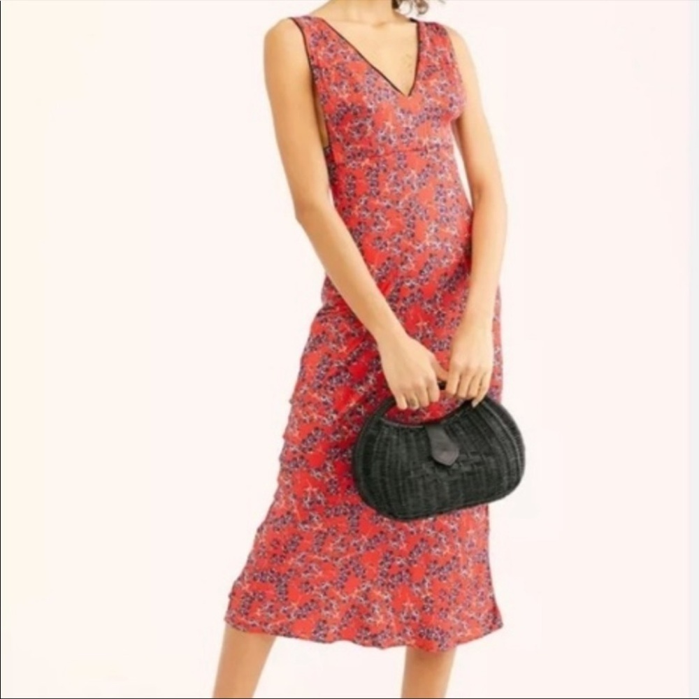 Floral midi dress Free People